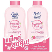 Babi Mild Sweet Pink Plus Baby Powder 350g Pack of 2