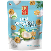 Chaosua Thai Sticky Rice Chips - Coconut Flavor (90g)
