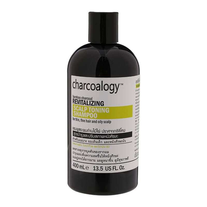Charcoalogy Revitalizing Scalp Toning Shampoo 400ml