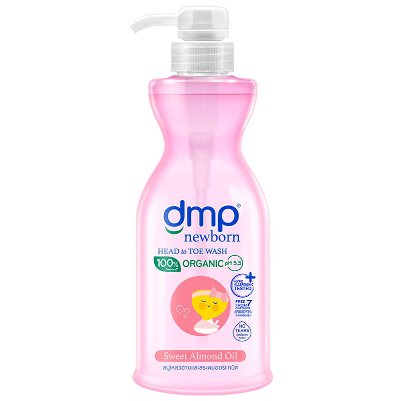 DMP Organic Baby Bath Almond Oil 450ml