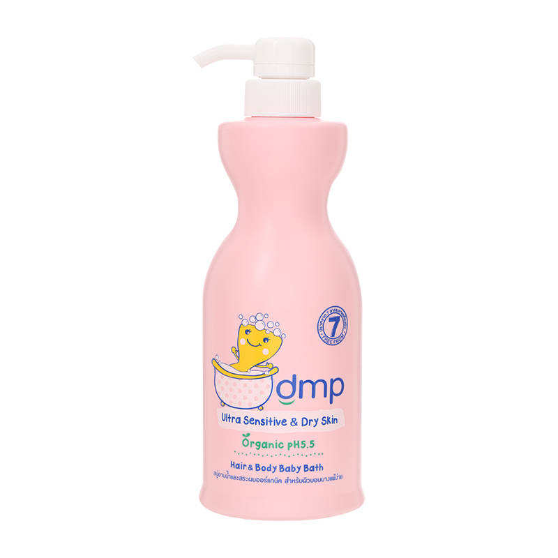 DMP Ultra Sensitive and Dry Organic Hair and Body Baby Bath 450ml