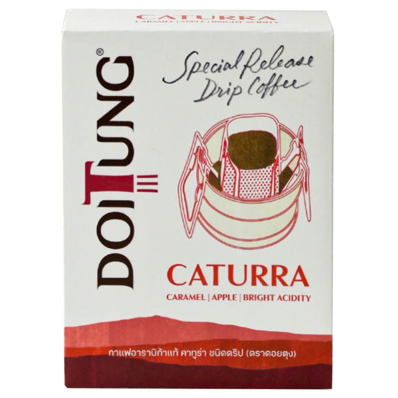 Doi Tung Drip Coffee - Caturra 10g Pack of 6 Sachets