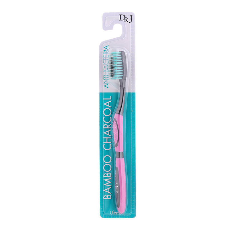 DRJ Anti-Bacteria Bamboo Charcoal Toothbrush for Men