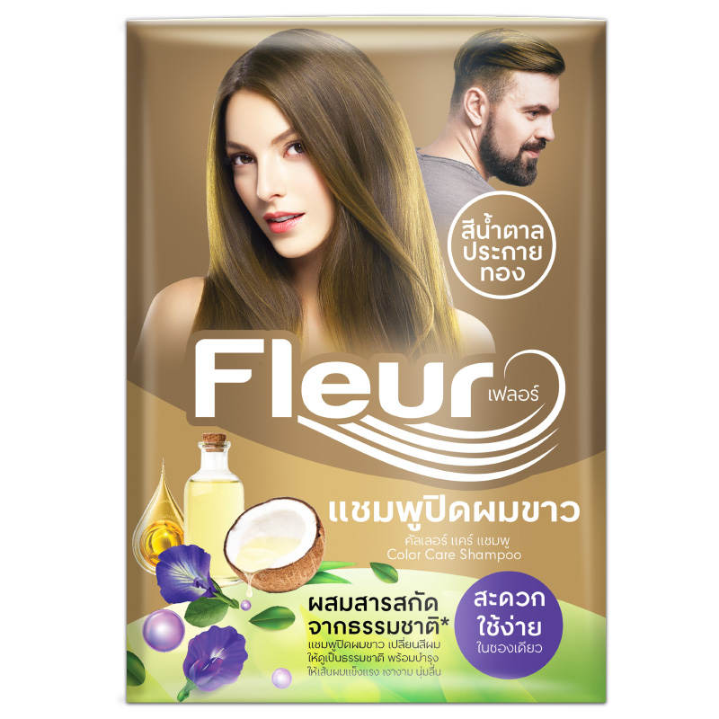 Fleur Color Care Shampoo - Golden Brown 30ml
