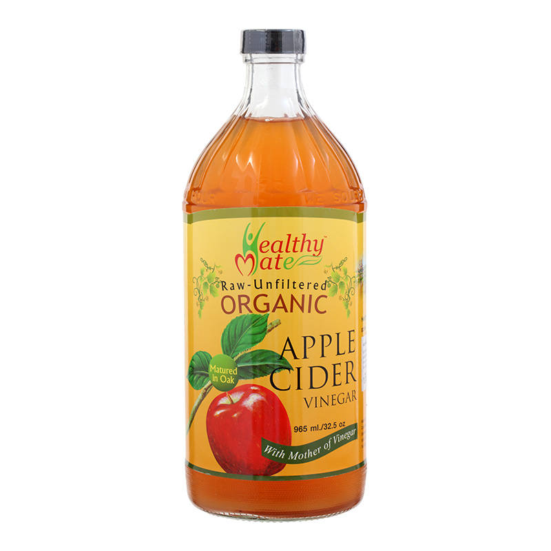 Happy Mate Raw Organic Apple Cider Vinegar 965ml