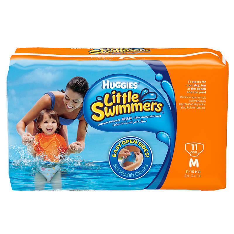 Huggies Little Swimmer Diaper Pants Size M - 11 Pieces
