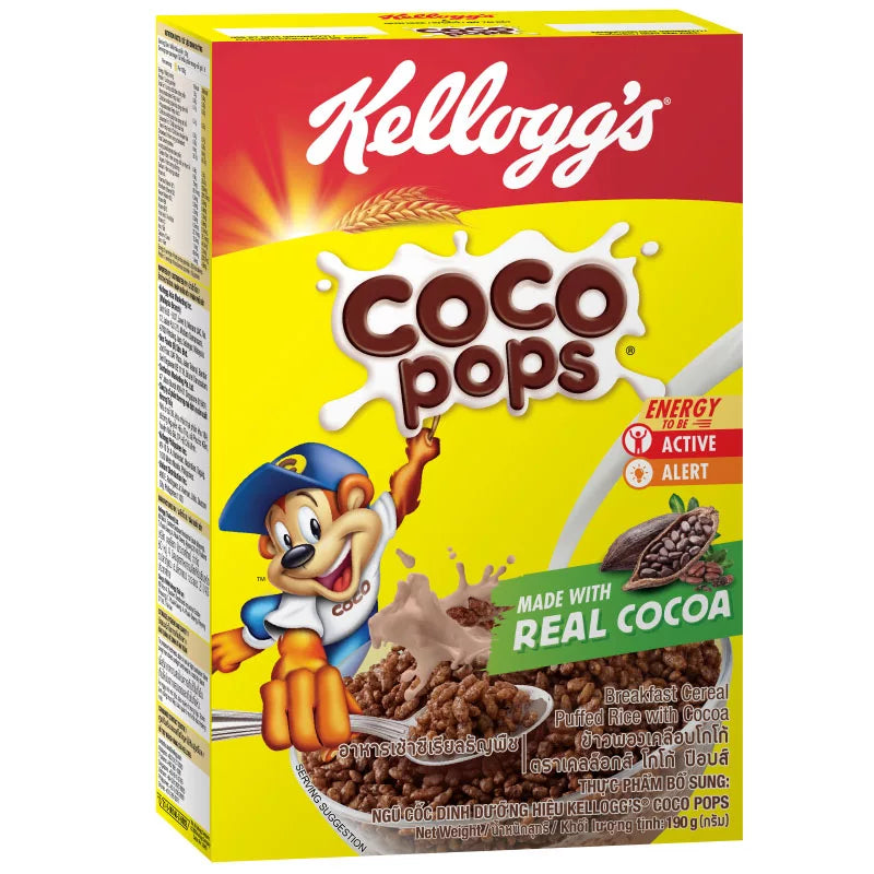 Kellogg's Cocoa Crispy Cereal 190g