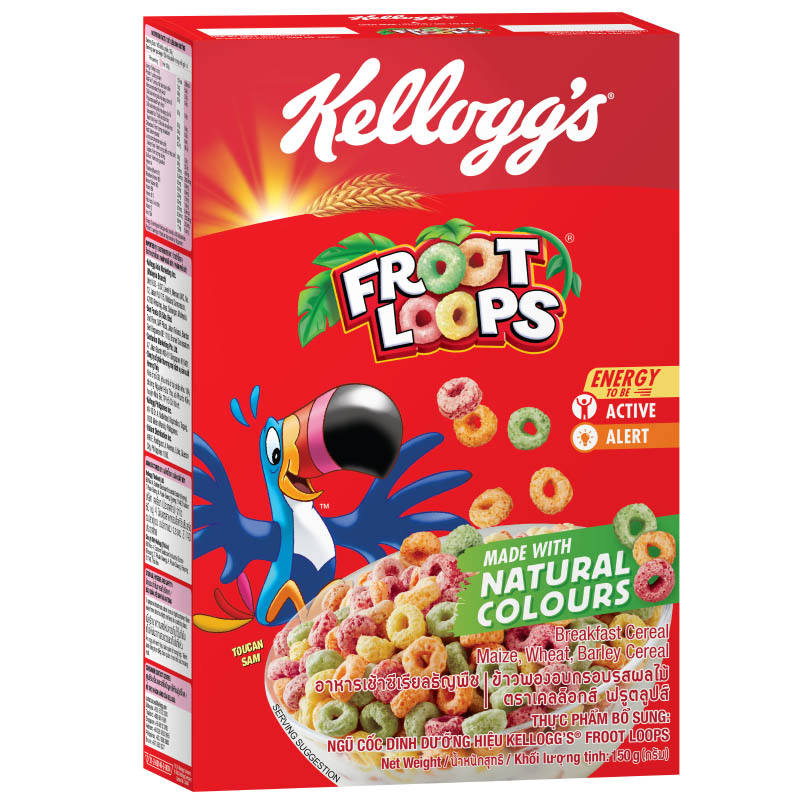 Kellogg's Fruit Loops Cereal - 150g