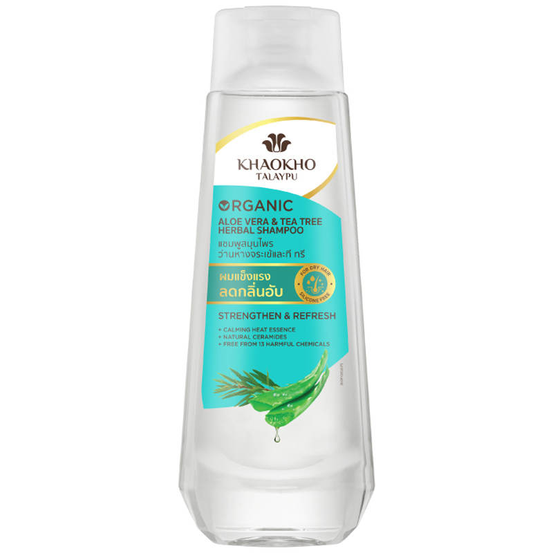Khaokho Talaypu Aloe Vera and Tea Tree Organic Herbal Shampoo - 320ml