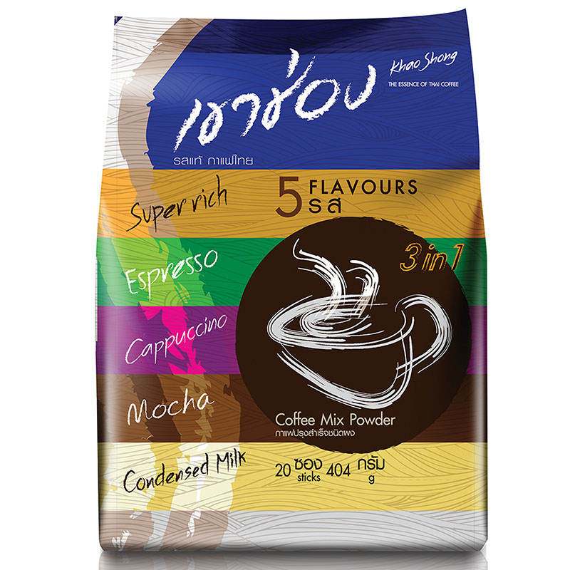 Khao Shong 5 Flavours Instant Coffee Mix - 20 Sachets (317.2g)
