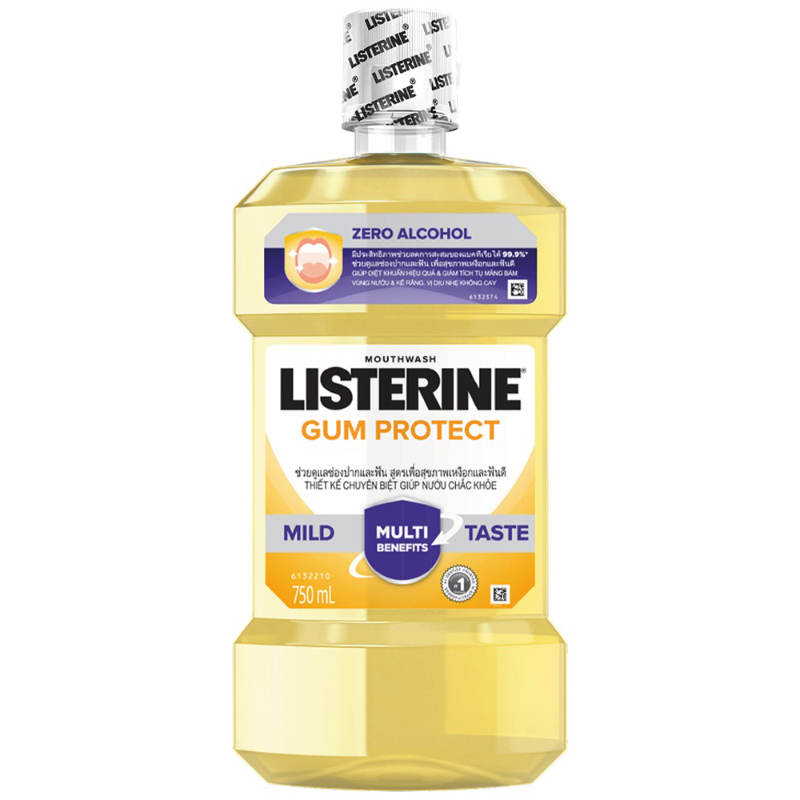 Listerine Gum Care Herbal Ginger Mouthwash 750ml