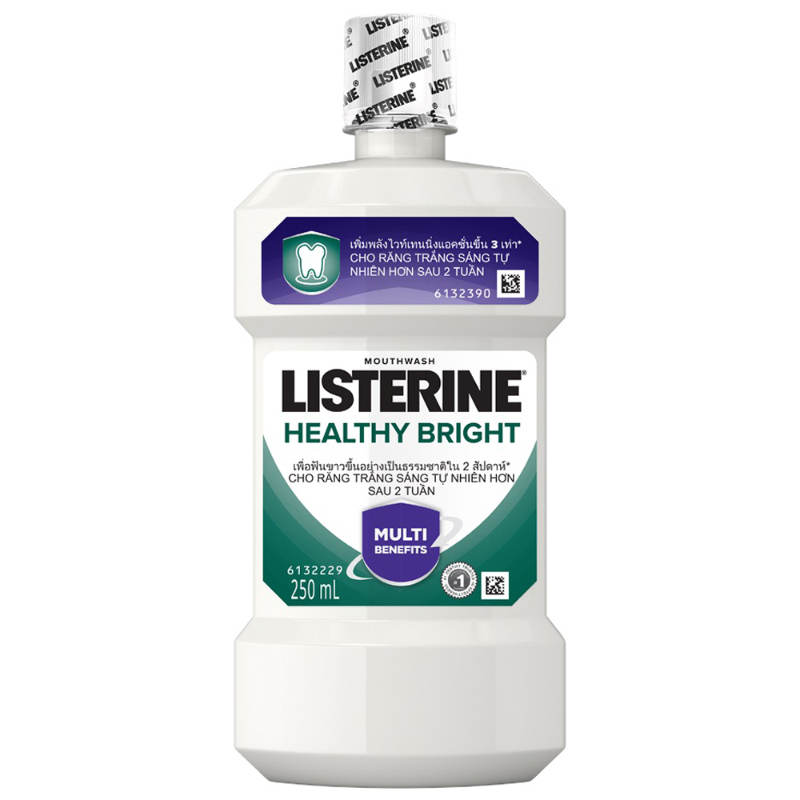 Listerine Healthy Bright Mouthwash - 250ml