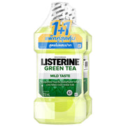 Listerine Natural Green Tea Zero Alcohol Mouthwash 750ml Pack of 2