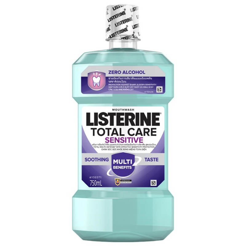 Listerine Total Care Sensitive Mouthwash, 750ml