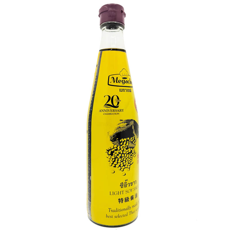 Megachef Premium Light Soy Sauce 500ml - Naturally Brewed Excellence