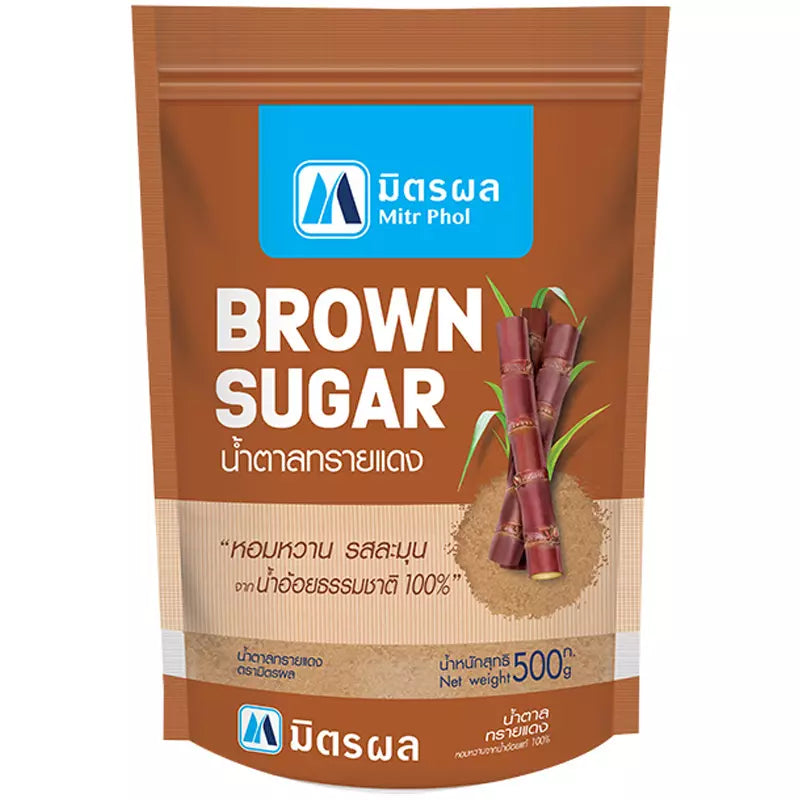 Mitrphol Brown Sugar 500g - Natural Cane Sugar