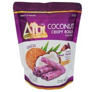 Aroi Coconut Crispy Rolls with Purple Sweet Potato, 80g