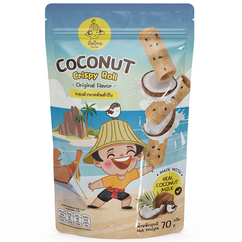 Im Thai Coconut Crispy Roll - Original Flavor - 70g