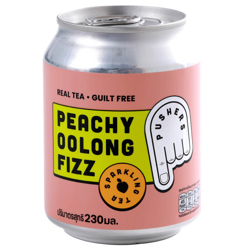 Pushers Peachy Oolong Fizz - 230ml