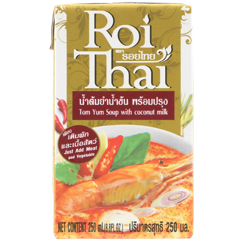 Roi Thai Tom Yum Soup with Coconut Milk - 250ml