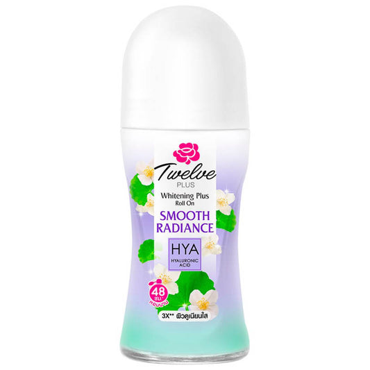 12Plus Roll-On Whitening Smooth Radiance Hyaluronic Lotion - 40 ml