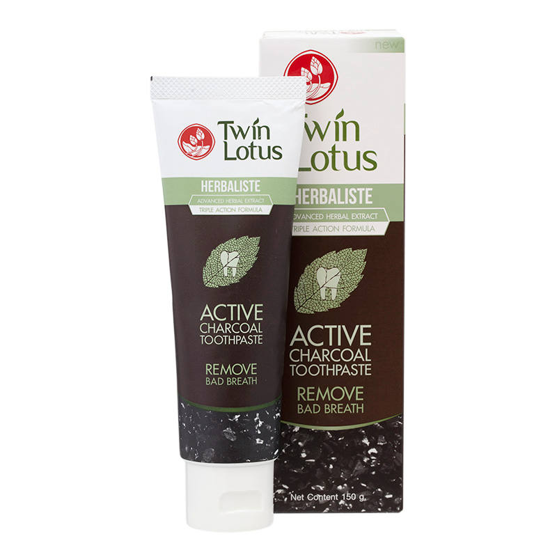 Twin Lotus Active Charcoal Toothpaste, 150g