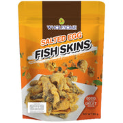 Wholsome Salted Egg Fish Skins 180g